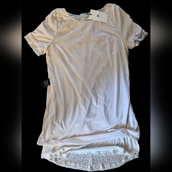 💝NWT 7 for All Mankind Sequin Mini Dress - Picture 9 of 9